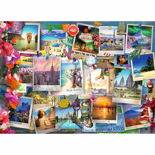 Ravensburger Weltreise - Pinnwand, Puzzle, Erwachsenenpuzzle, 500 Teile, 12001489