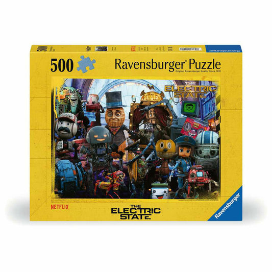 Ravensburger The Electric State Drohnen niemals! Bots für immer! Puzzle, Erwachsenenpuzzle, 500 Teile, 12001491