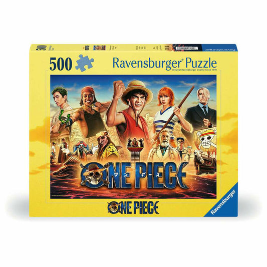 Ravensburger One Piece Die Abenteuer der Strohhutpiraten, Puzzle, Erwachsenenpuzzle, 500 Teile, 12001499