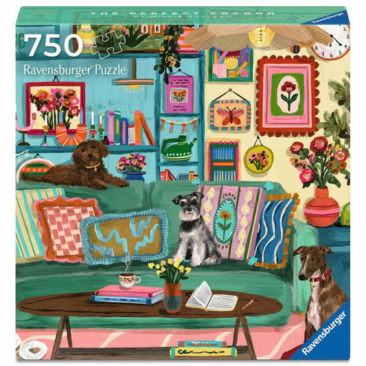 Ravensburger Art&Soul Glücklicher Ort, gemütlicher Ort, Puzzle, Erwachsenenpuzzle, 750 Teile, 12001543