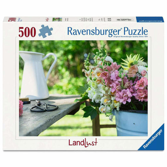 Ravensburger Sommerbunte Löwenmäulchen, Puzzle, Erwachsenenpuzzle, 500 Teile, 12001634
