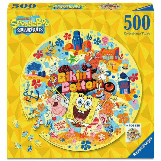 Ravensburger Spongebob, Puzzle, Erwachsenenpuzzle, 500 Teile, 12001657