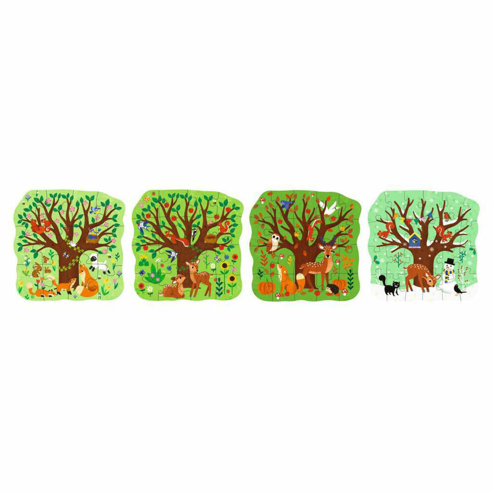 Ravensburger Vier Jahreszeiten, Puzzle, Kinderpuzzle, 12 / 16 / 20 / 24 Teile, ab 3 Jahren, 12004002