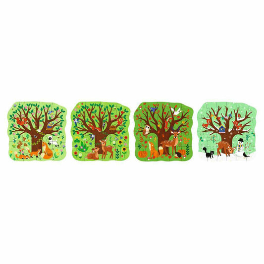 Ravensburger Vier Jahreszeiten, Puzzle, Kinderpuzzle, 12 / 16 / 20 / 24 Teile, ab 3 Jahren, 12004002