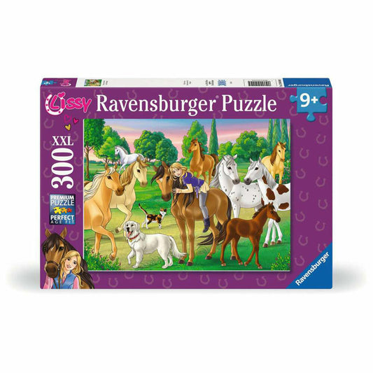 Ravensburger Lissy und Arcado auf der Koppel, Puzzle, Kinderpuzzle, 300 Teile XXL, ab 9 Jahren, 12004009