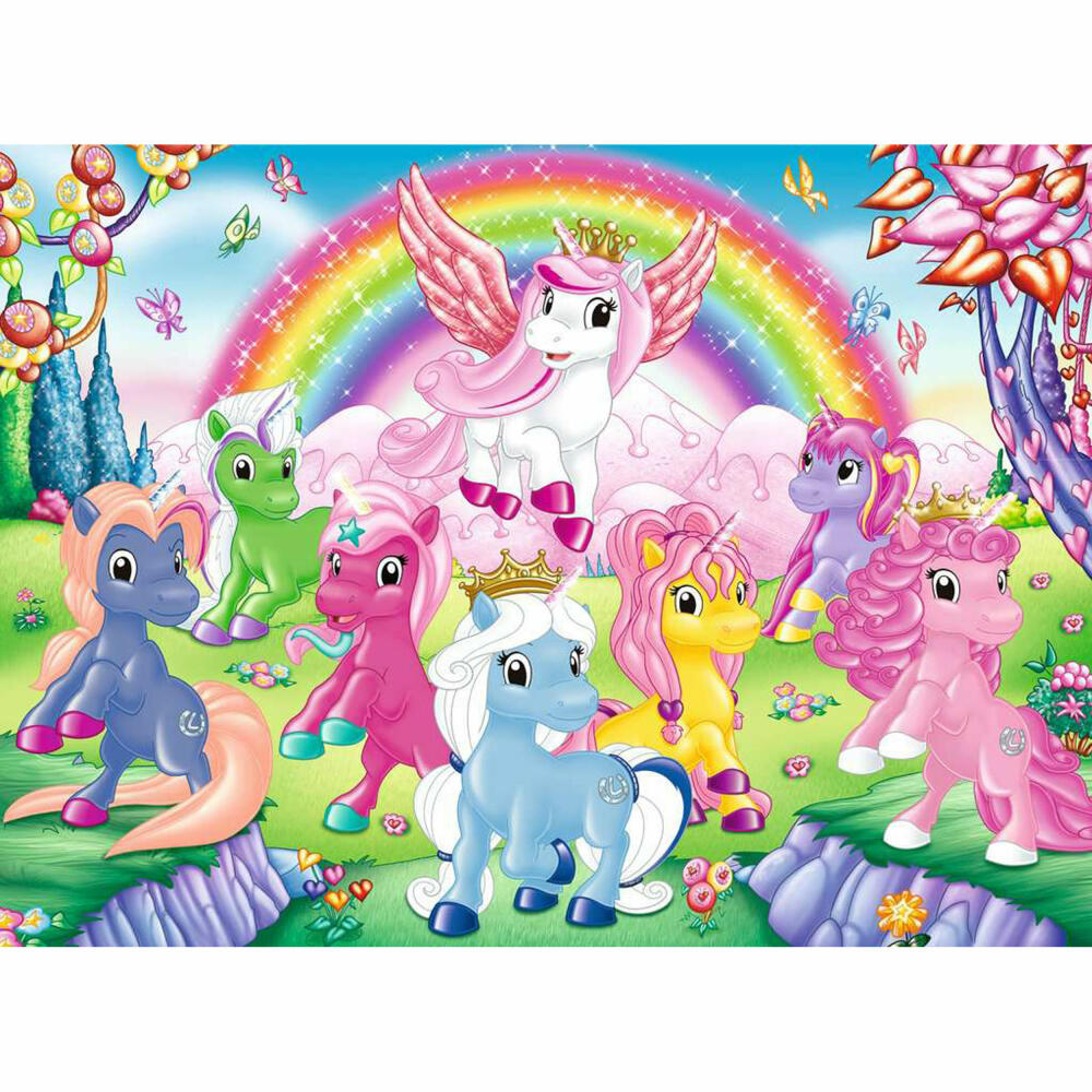 Ravensburger Lissy Pony Activity Puzzle, Puzzle, Kinderpuzzle, 100 Teile XXL, ab 6 Jahren, 12004014