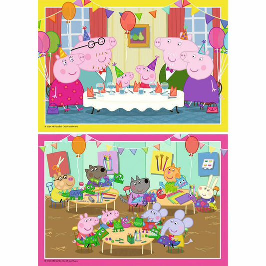 Ravensburger Zeit zu feiern! Puzzle, Kinderpuzzle, 2 x 12 Teile, 12004017