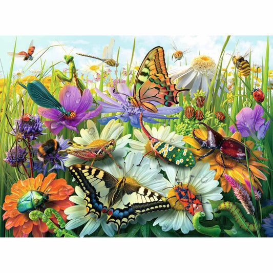 Ravensburger Wunderwelt der Insekten, Puzzle, Kinderpuzzle, 100 Teile XXL, ab 6 Jahren, 12004049