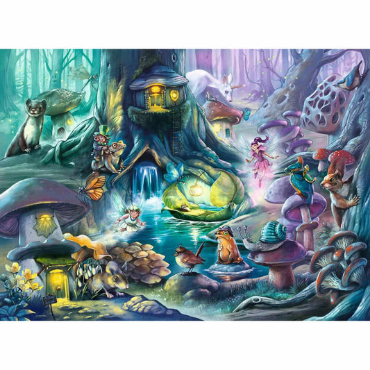 Ravensburger Zauberhafter Wald, Puzzle, Kinderpuzzle, 150 Teile XXL, ab 7 Jahren, 12004051