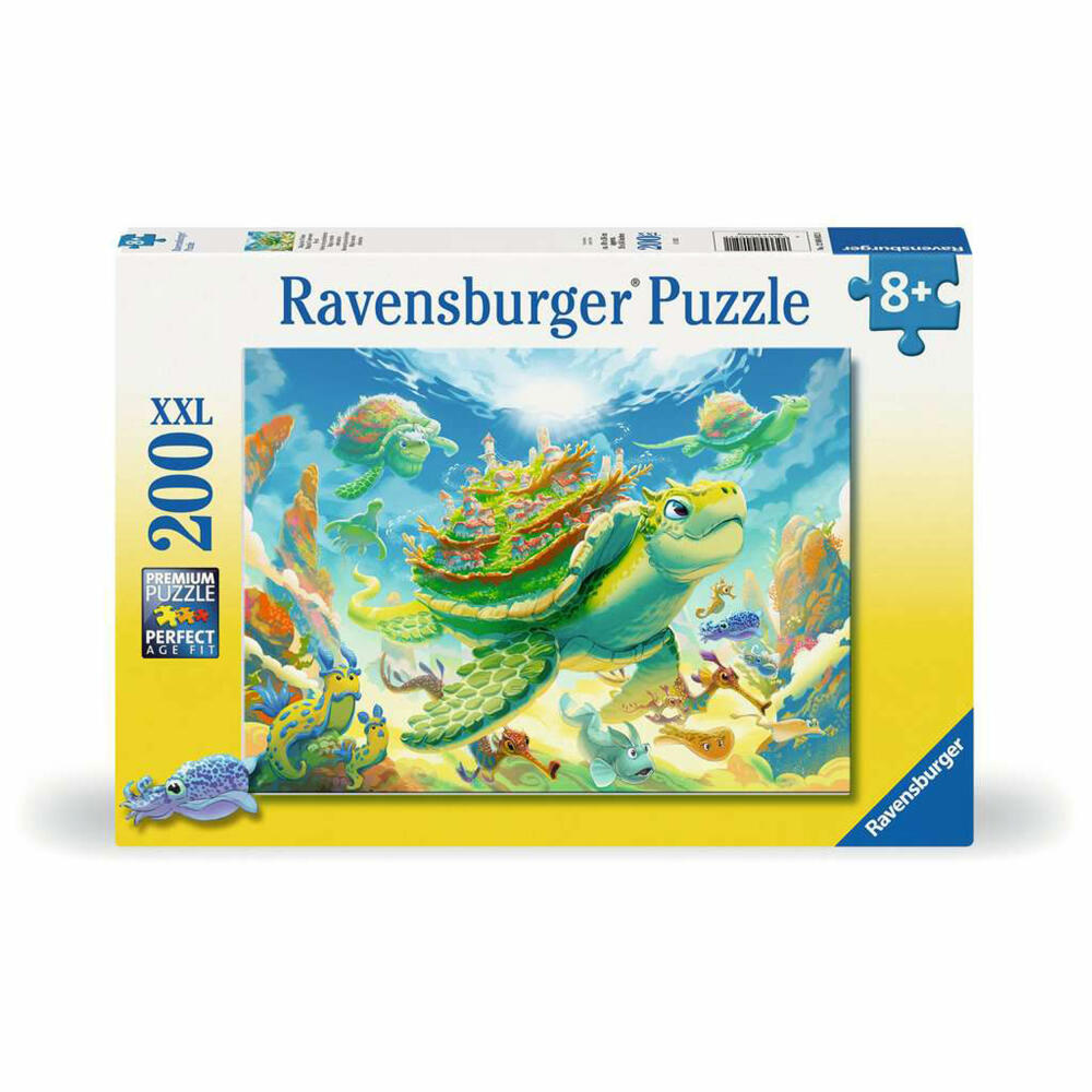 Ravensburger Magische Tiefsee, Puzzle, Kinderpuzzle, 200 Teile XXL, ab 8 Jahren, 12004052