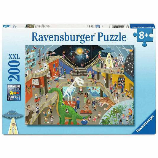 Ravensburger Im Naturkundemuseum, Puzzle, Kinderpuzzle, 200 Teile XXL, ab 8 Jahren, 12004053