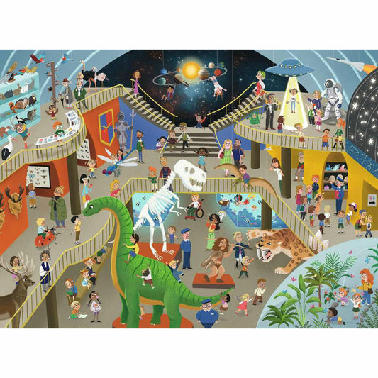 Ravensburger Im Naturkundemuseum, Puzzle, Kinderpuzzle, 200 Teile XXL, ab 8 Jahren, 12004053