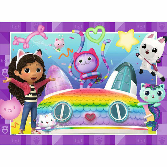 Ravensburger Gabbys Dollhouse Lasst uns feiern! Puzzle, Kinderpuzzle, 100 Teile XXL, ab 6 Jahren, 12004117