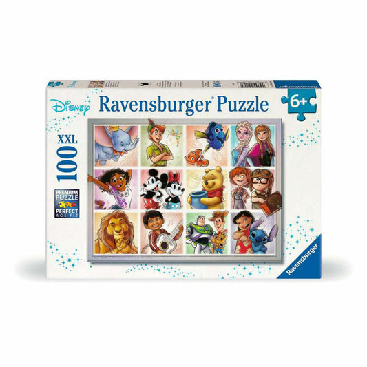 Ravensburger Disney Multicharacter, Puzzle, Kinderpuzzle, 100 Teile XXL, ab 6 Jahren, 12004118
