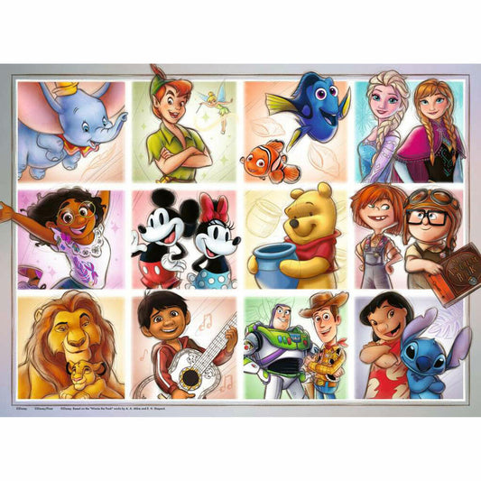 Ravensburger Disney Multicharacter, Puzzle, Kinderpuzzle, 100 Teile XXL, ab 6 Jahren, 12004118