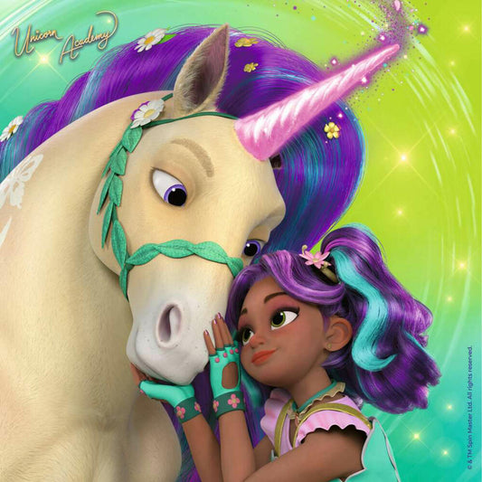 Ravensburger Unicorn Academy Magie und Freundschaft, Puzzle, Kinderpuzzle, 3 x 49 Teile, 12004163