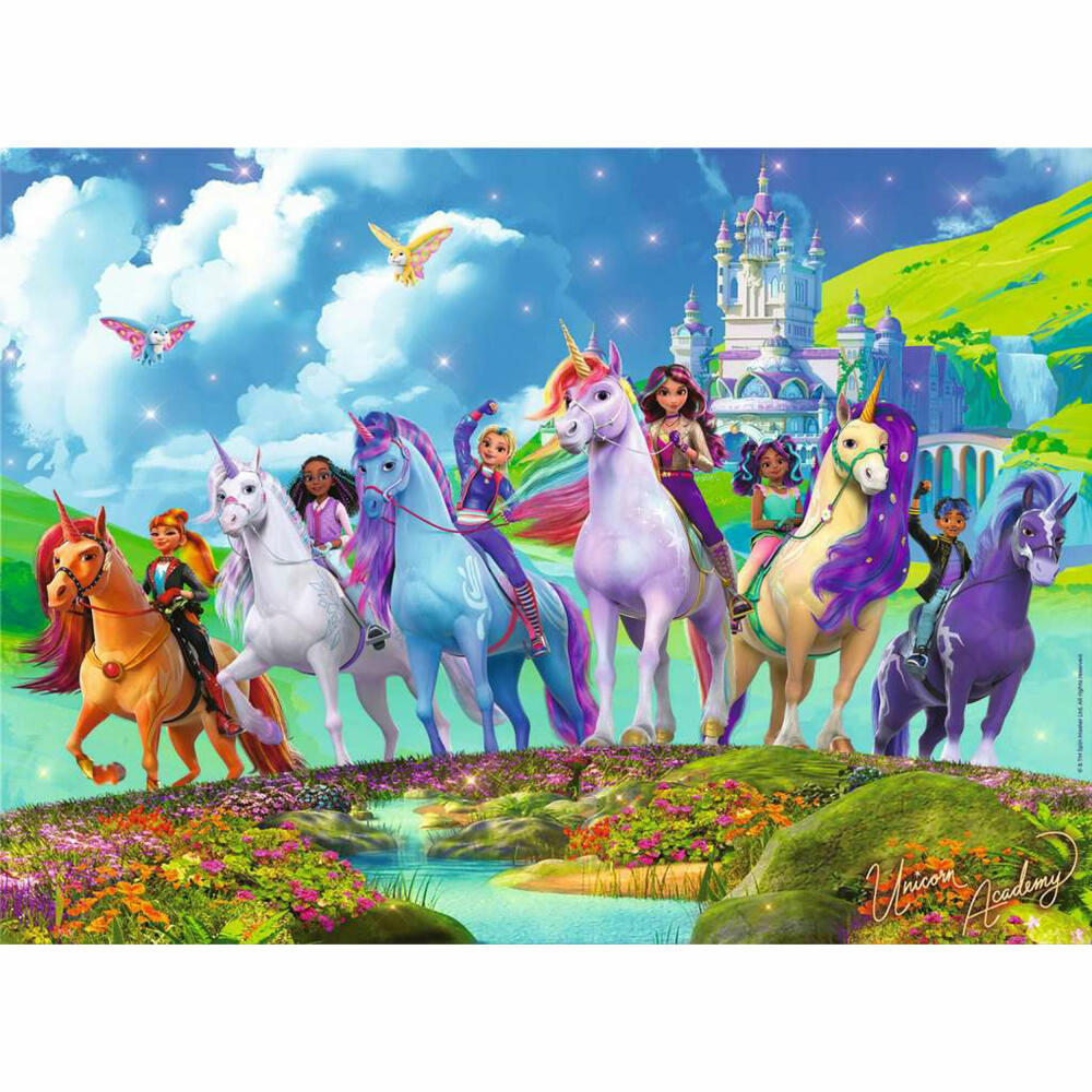 Ravensburger Die Magie der Unicorn Academy, Puzzle, Kinderpuzzle, 200 Teile XXL, ab 8 Jahren, 12004165