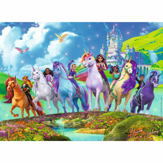 Ravensburger Die Magie der Unicorn Academy, Puzzle, Kinderpuzzle, 200 Teile XXL, ab 8 Jahren, 12004165