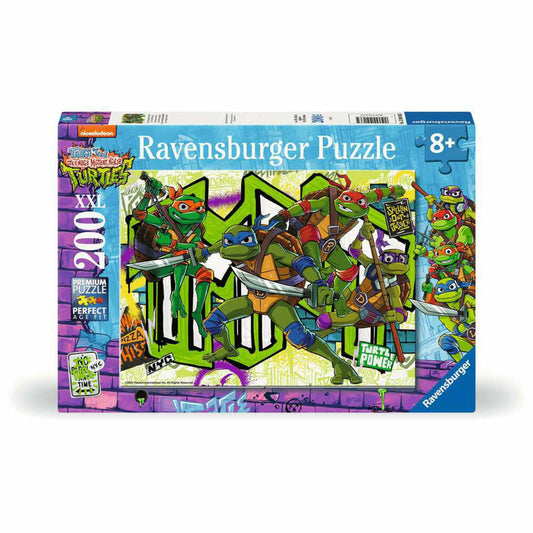 Ravensburger Die unbesiegbaren Turtles! Puzzle, Kinderpuzzle, 200 Teile XXL, ab 8 Jahren, 12004166