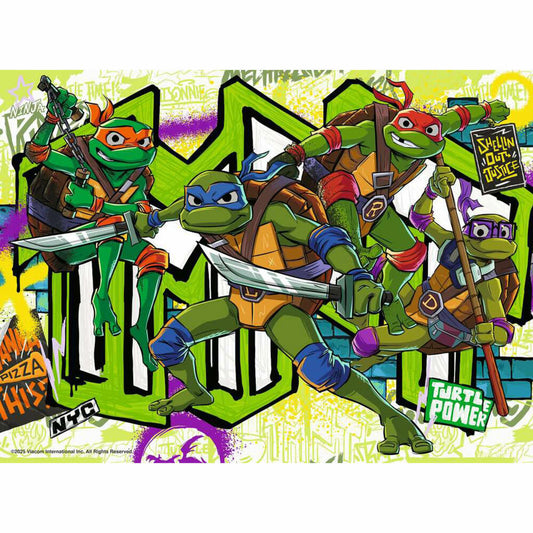 Ravensburger Die unbesiegbaren Turtles! Puzzle, Kinderpuzzle, 200 Teile XXL, ab 8 Jahren, 12004166