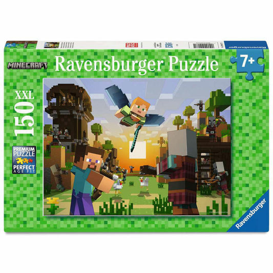 Ravensburger Minecraft Baukunst und Abenteuer, Puzzle, Kinderpuzzle, 150 Teile XXL, ab 7 Jahren, 12004177