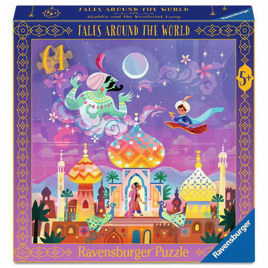 Ravensburger Aladdin und die Wunderlampe, Puzzle, Kinderpuzzle, 64 Teile, ab 5 Jahren, 12004207