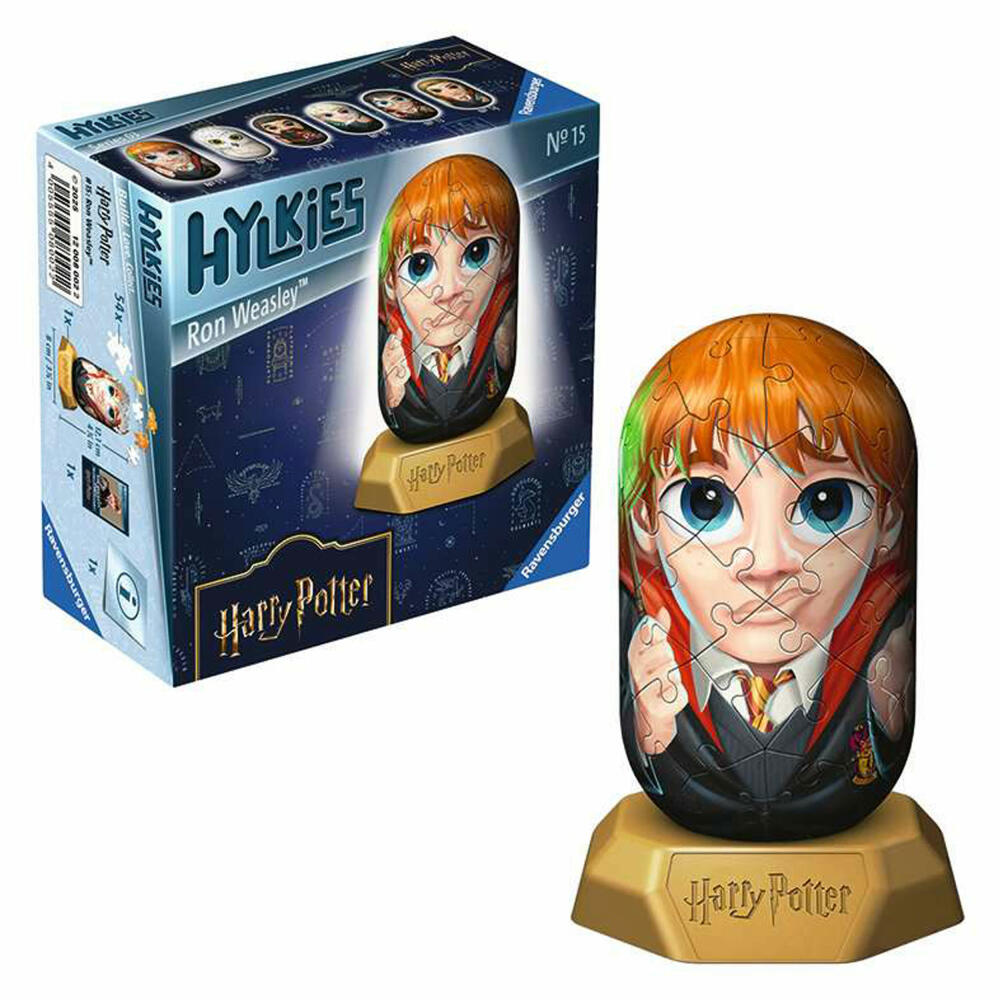 Ravensburger Hylkies Harry Potter Ron Weasly, 3D Puzzle, 54 Teile, ab 10 Jahre, 12008002