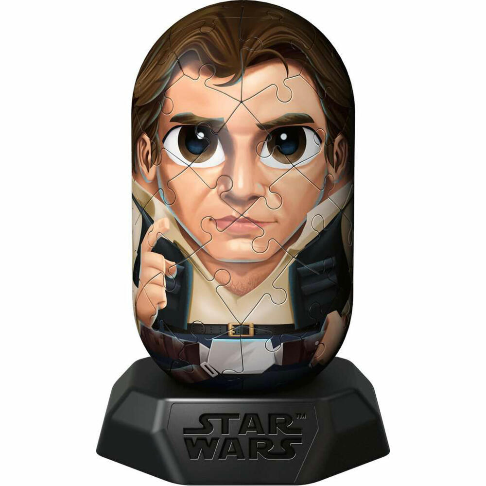 Ravensburger Hylkies Star Wars Han Solo, 3D Puzzle, 54 Teile, ab 10 Jahre, 12008006