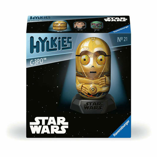 Ravensburger Hylkies Star Wars C-3PO, 3D Puzzle, 54 Teile, ab 10 Jahre, 12008008