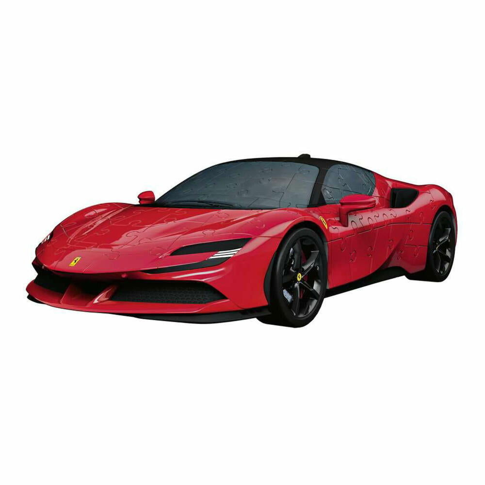 Ravensburger 3D Puzzle Iconics Ferrari SF90 Stradale, Modell, 108 Teile, ab 8 Jahren, 12008041