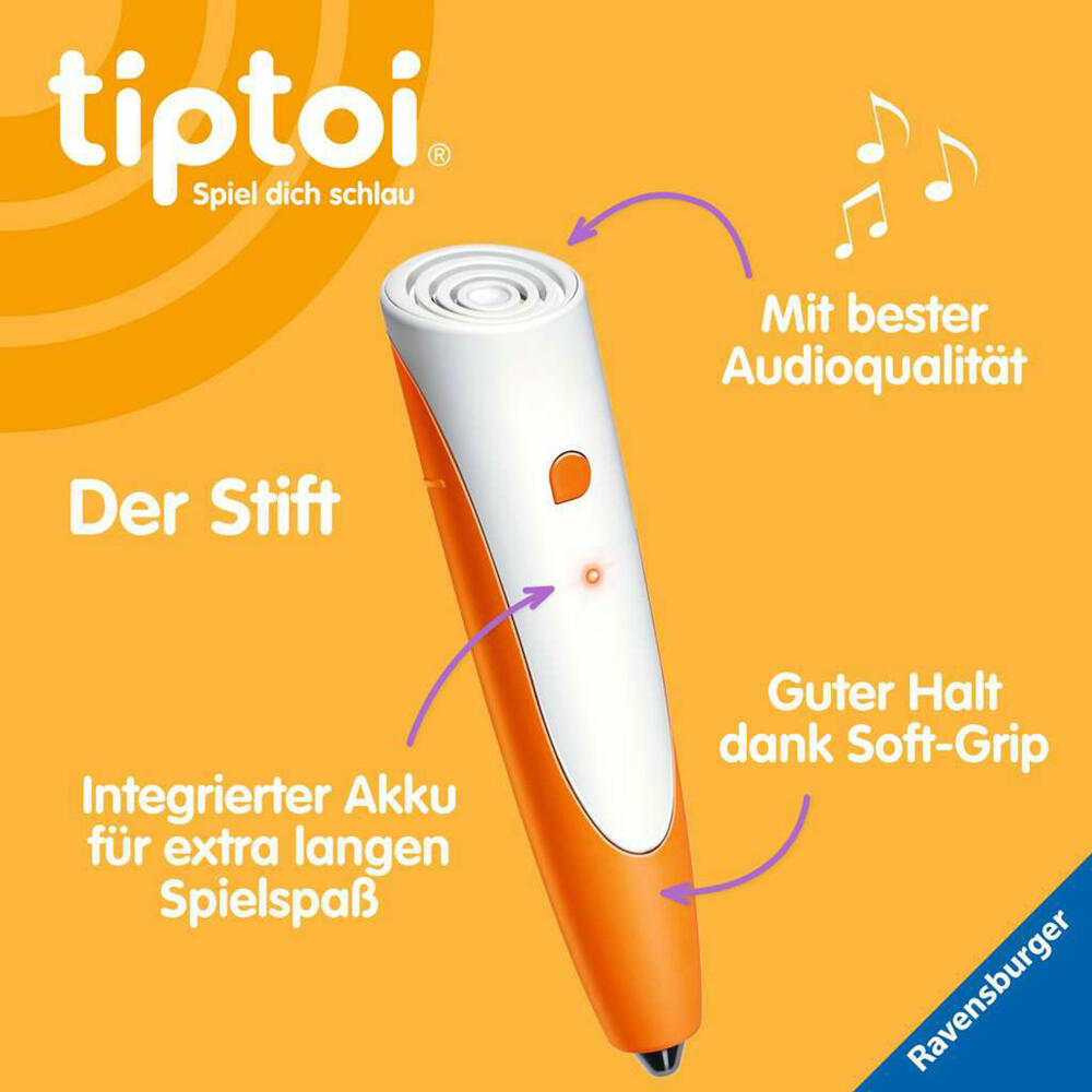 Ravensburger tiptoi Der Stift, tiptoi-Stift, Zubehör, Lernstift, ab 2 Jahren, 00110