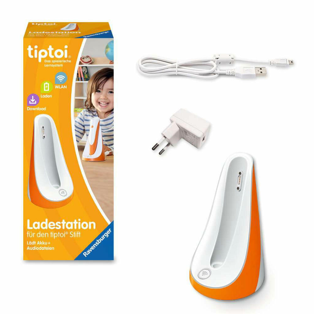 Ravensburger tiptoi Ladestation für Stift, Lade Station, Zubehör, 00111