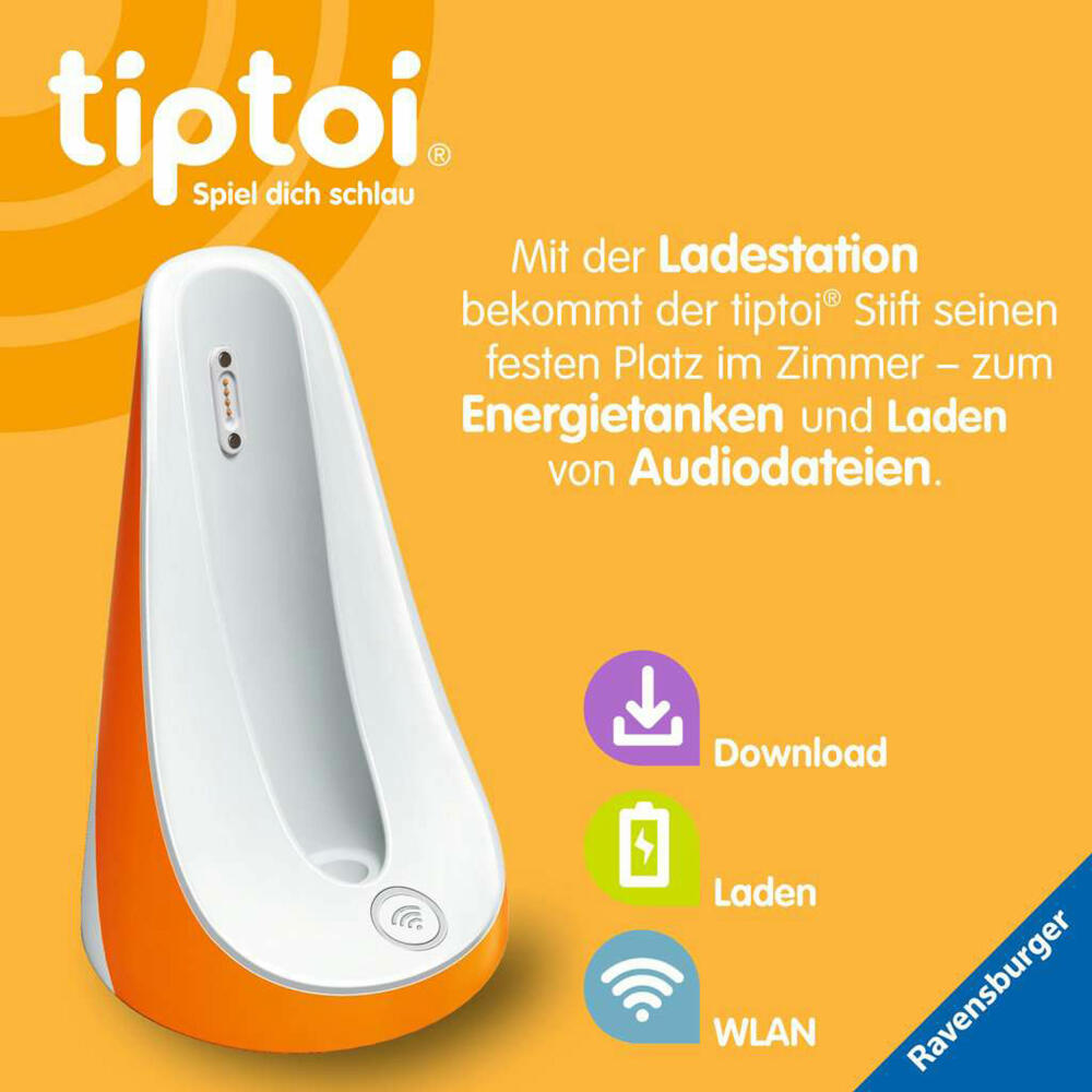 Ravensburger tiptoi Ladestation für Stift, Lade Station, Zubehör, 00111