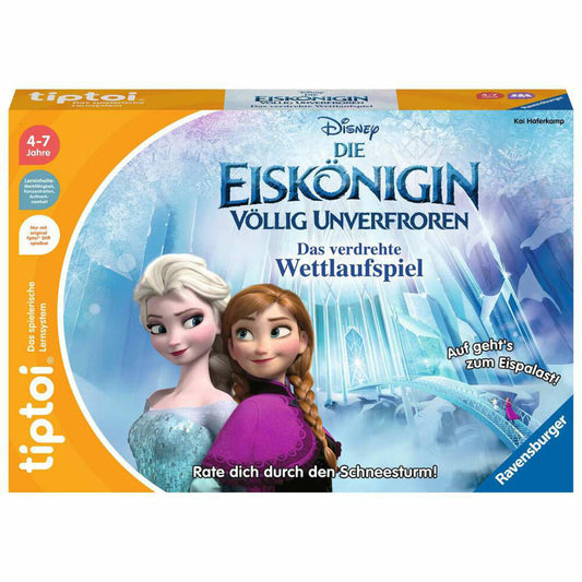 Ravensburger tiptoi Disney Die Eiskönigin Völlig unverfroren: Das verdrehte Wettlaufspiel, Brettspiel, Kinderspiel, ab 4 Jahren, 00116