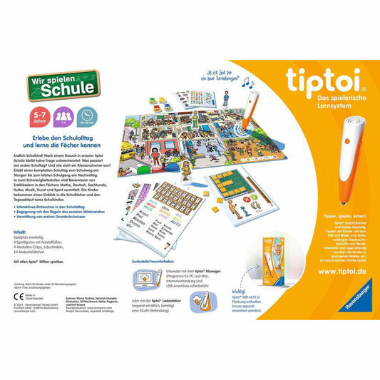 Ravensburger tiptoi Wir spielen Schule, Kinderspiel, Lernspiel, ab 5 Jahren, 00123