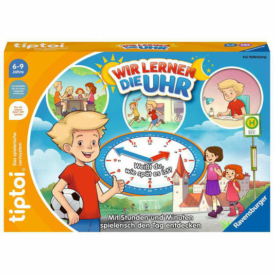Ravensburger tiptoi Wir lernen die Uhr, Kinderspiel, Lernspiel, ab 6 Jahren, 00126