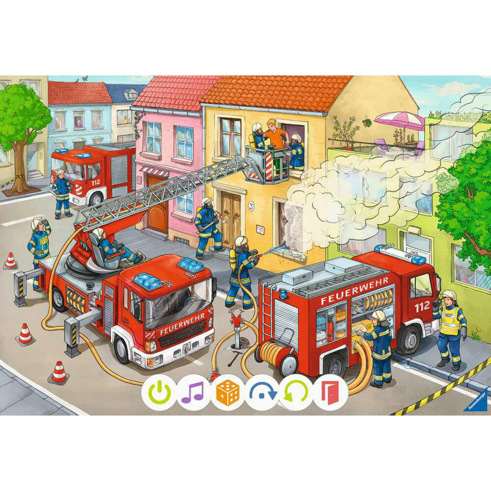 Ravensburger tiptoi Puzzle für kleine Entdecker: Rettungseinsatz, Kinderpuzzle, 2 x 12 Teile, 00133