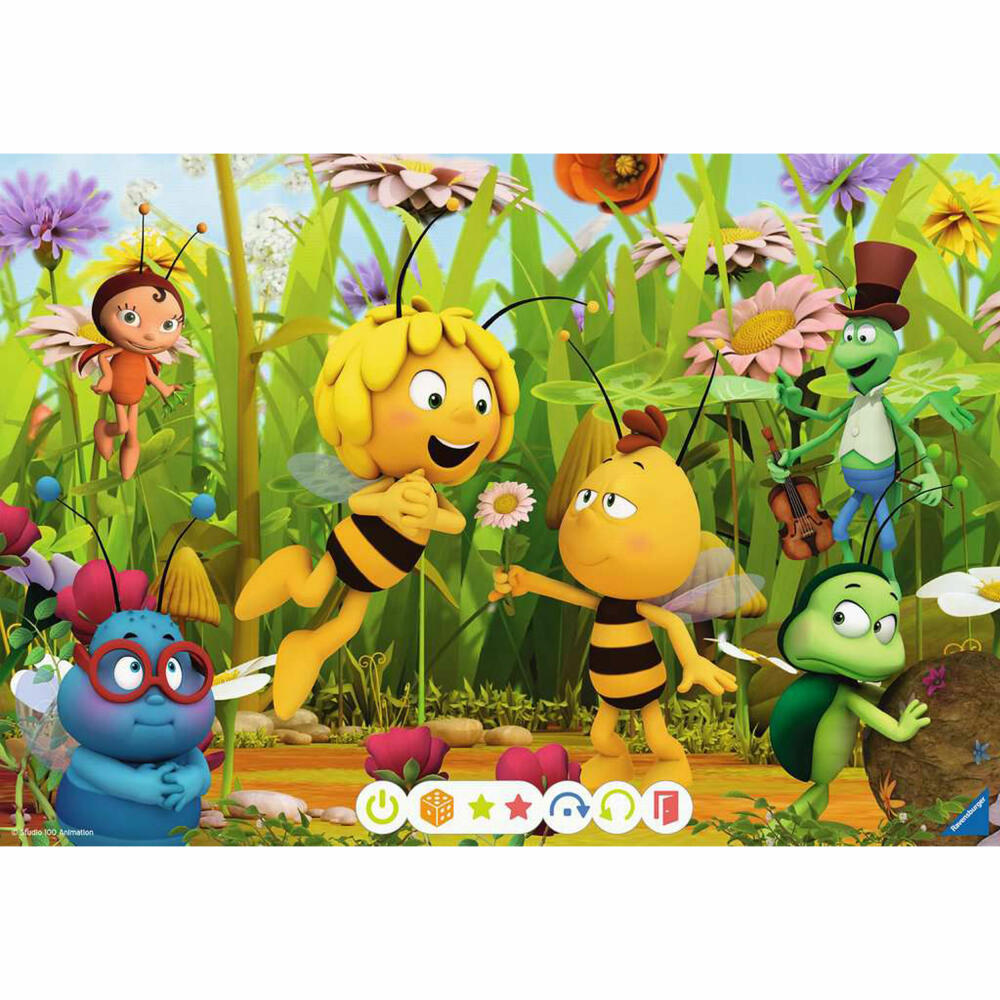 Ravensburger tiptoi Puzzle für kleine Entdecker: Die Biene Maja, Kinderpuzzle, 2 x 24 Teile, 00141