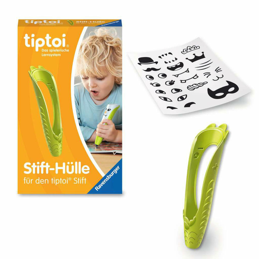 Ravensburger tiptoi Stift-Hülle zum Wechseln in Grün, Wechselhülle, Zubehör, 00151