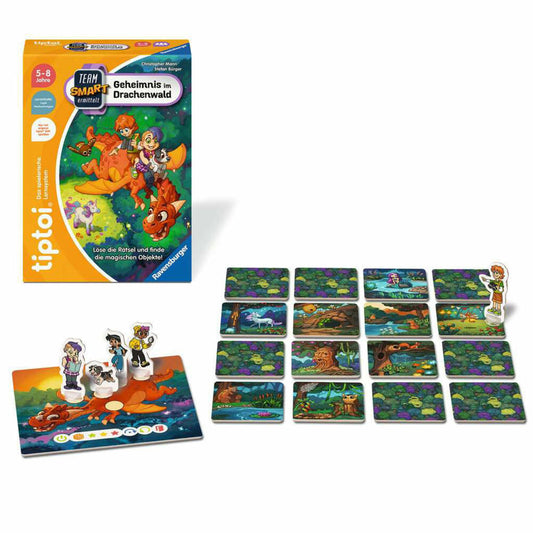 Ravensburger tiptoi Geheimnis im Drachenwald, Kooperatives Spiel, Logikspiel, ab 5 Jahren, 00224