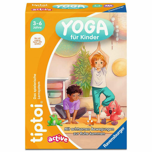 Ravensburger tiptoi ACTIVE Yoga für Kinder, Bewegungsspiel, Kinderspiel, ab 3 Jahren, 00230
