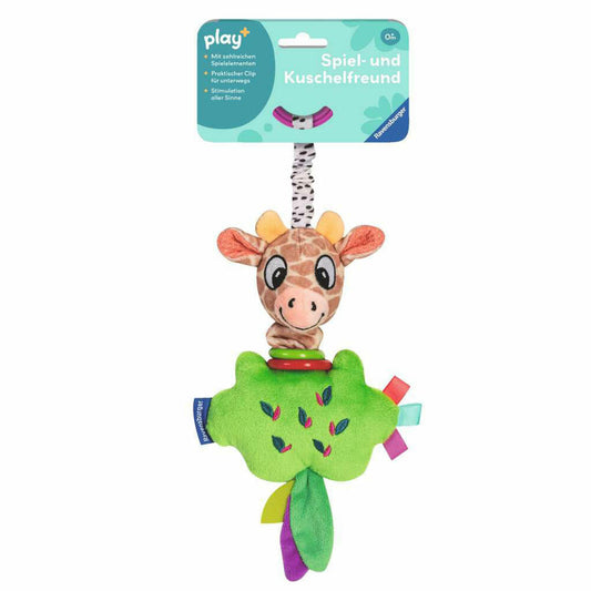 Ravensburger Play+ Zappel-Giraffe, Greifling, Greifspielzeug, Baby Spielzeug, 04851