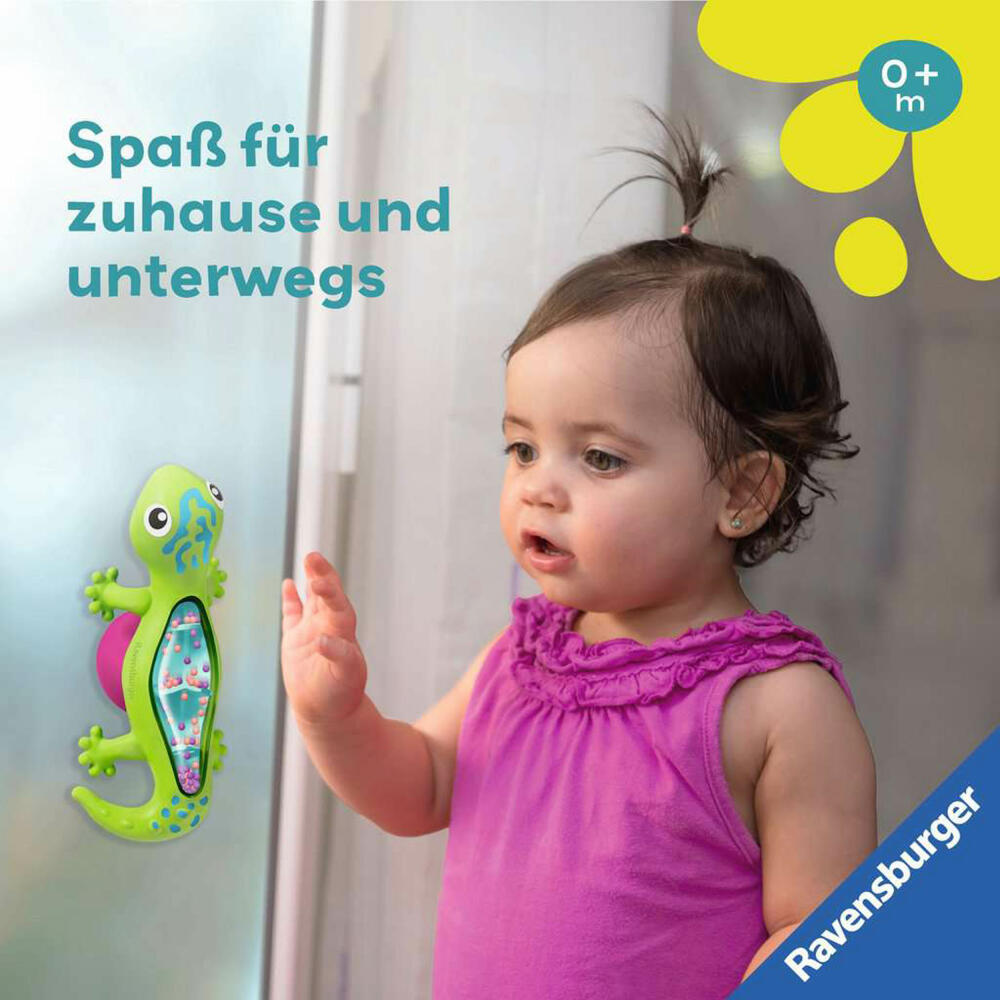 Ravensburger Play+ Regenmacher: Gecko, Greifling, Greifspielzeug, Spielzeug, 04870