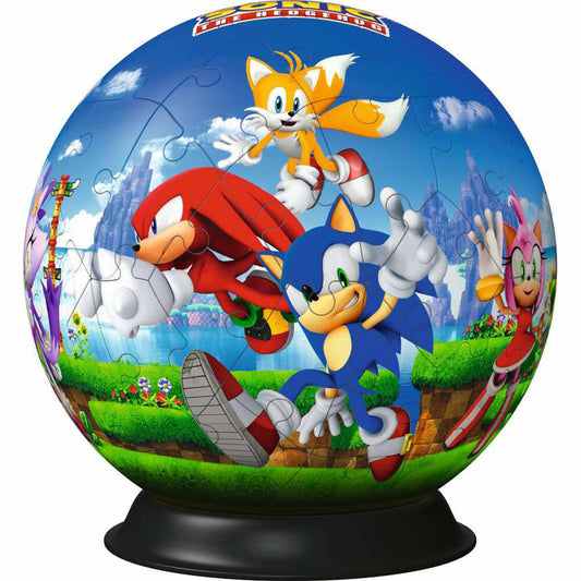 Ravensburger 3D Puzzles Puzzle-Ball Sonic the Hedgehog, Puzzleball, 72 Teile, ab 6 Jahren, 11592