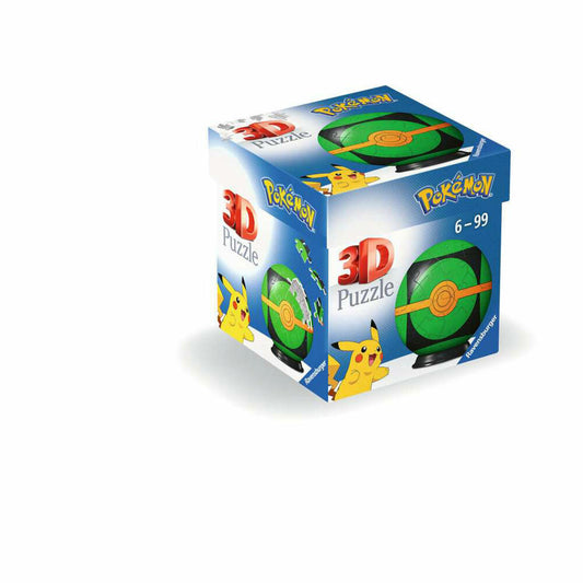 Ravensburger 3D Puzzles Puzzle-Ball Pokemon Finsterball, Puzzleball, 54 Teile, ab 6 Jahren, 11626
