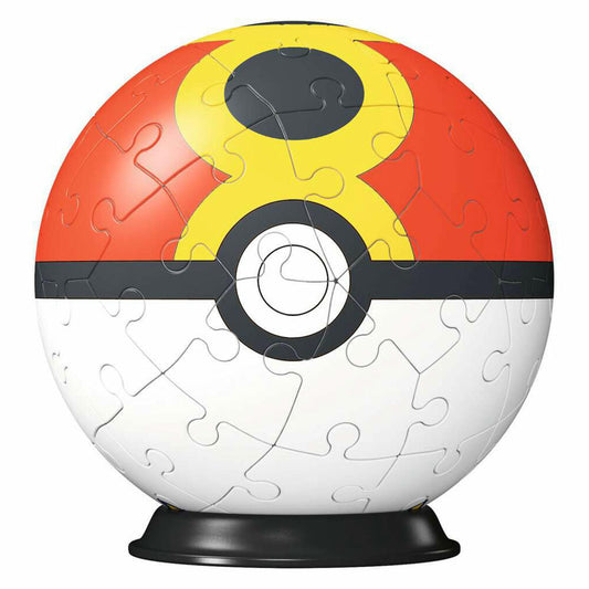 Ravensburger 3D Puzzles Puzzle-Ball Pokemon Wiederball, Puzzleball, 54 Teile, ab 6 Jahren, 11628