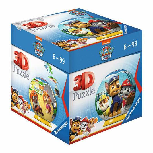 Ravensburger 3D Puzzles Puzzle-Ball Paw Patrol, Puzzleball, 54 Teile, ab 6 Jahren, 11917