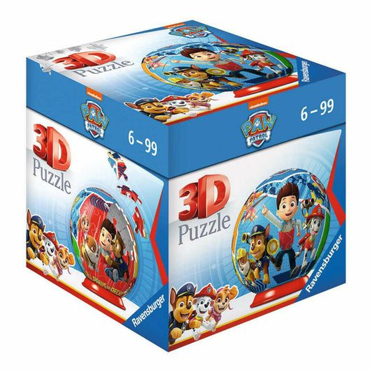 Ravensburger 3D Puzzles Puzzle-Ball Paw Patrol, Puzzleball, 54 Teile, ab 6 Jahren, 11917