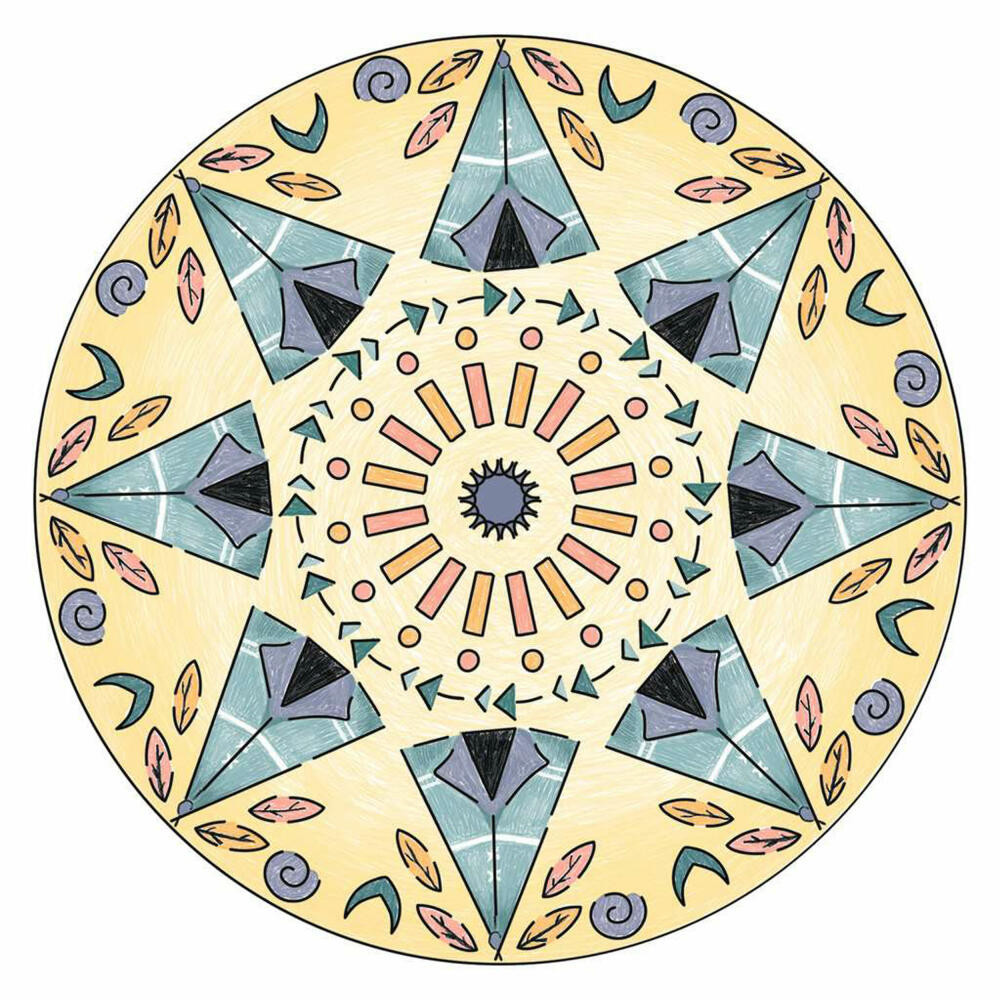 Ravensburger Mandala-Designer Boho Style, Malset, Mandalabox, Kreativset, ab 6 Jahren, 20019