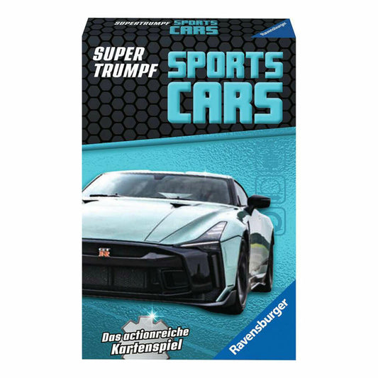 Ravensburger Supertrumpf Sport-Cars, Kartenspiel, Trumpf, Trumpfspiel, ab 7 Jahren, 20683
